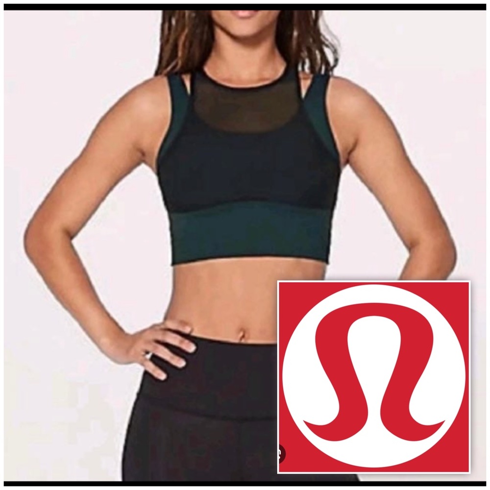 Lululemon double tap bra crop top